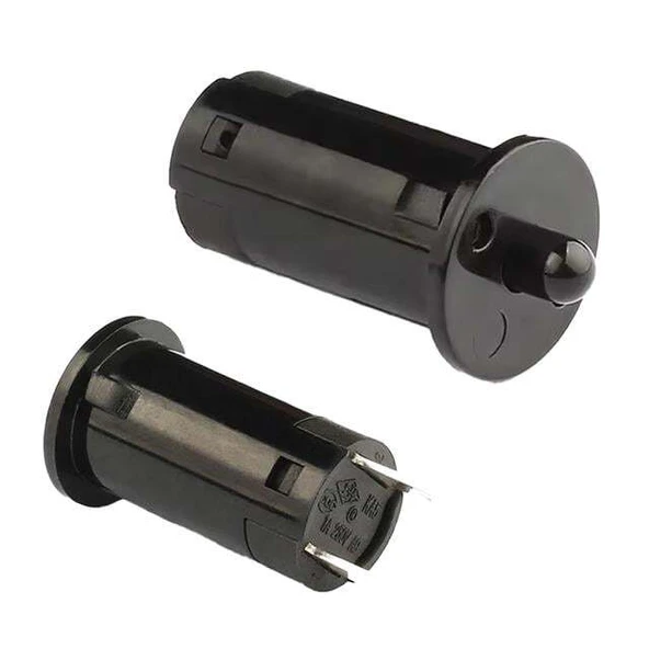 IC-187A Kapak Switch Ø12Mm (NC) Normalde Kapalı Kontak PBS-25B Siyah ürün görseli 1