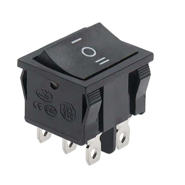IC-130 Orta Boy Işıksız On-Off-On Anahtar 6P ürün görseli 1