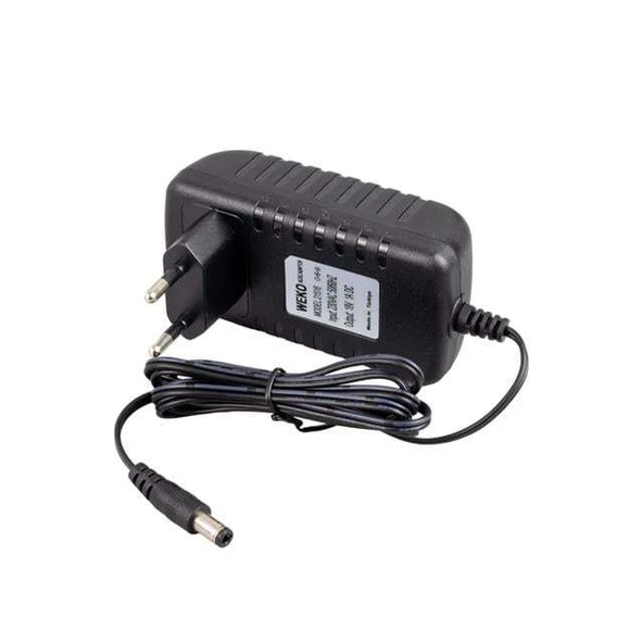 Weko 18 Volt 1 Amper Priz Tip 5.5x2.5 Uç Adaptör - Resim 3
