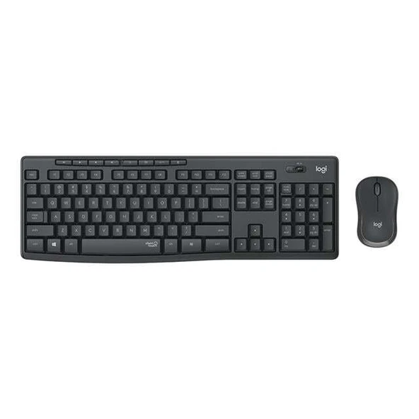 Logitech MK295 Q Tr Siyah Kablosuz Klavye Mouse Set ürün görseli 1
