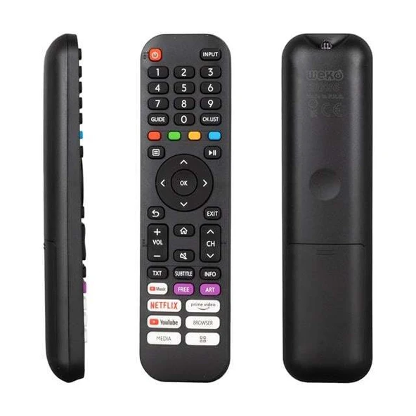 Awox EN2J30H Netflix-YouTube-Prime Video Tuşlu Android Lcd Led Tv Kumanda ürün görseli 1
