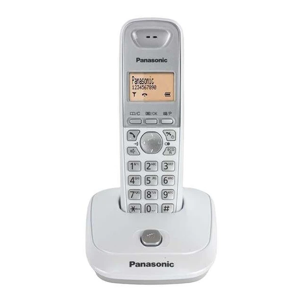 Panasonic KX-TG2511 Beyaz Dect Telsiz Telefon ürün görseli 1