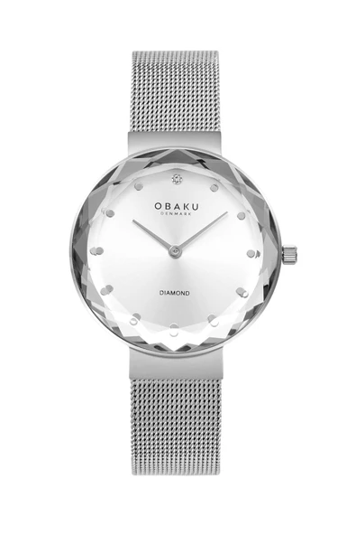Obaku Denmark V300LXCIMC Quartz Çelik Gri Safir Cam 32 mm Kadın Kol Saati ürün görseli 1