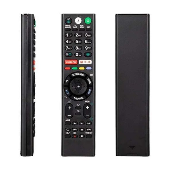 Huayu RMF-TX300E Sony Netflix-Google Play Tuşlu Ses Komutlu LCD LED TV Kumanda ürün görseli 1