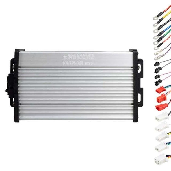 PowerMaster SD-21466 60V-72V 600 Watt Elektrikli Bisiklet ve Scooter Beyni Akıllı Güç Kontrol Beyin Ünitesi ürün görseli 1