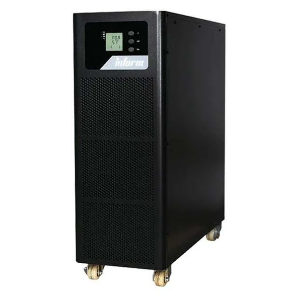 Inform Stark 10 KVA 3F-3F LCD Online UPS (Trifaze) Kesintisiz Güç Kaynağı 6-14 Dk (16x9Ah) ürün görseli 1