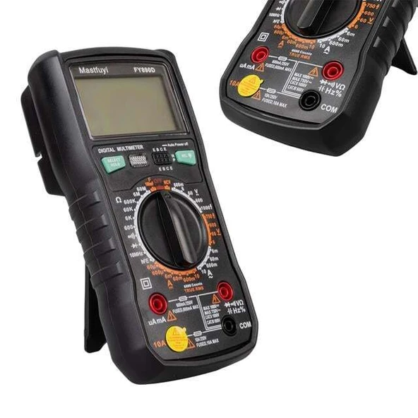 PowerMaster FY890D Digital Multimetre Ölçü Aleti True Rms - Resim 3