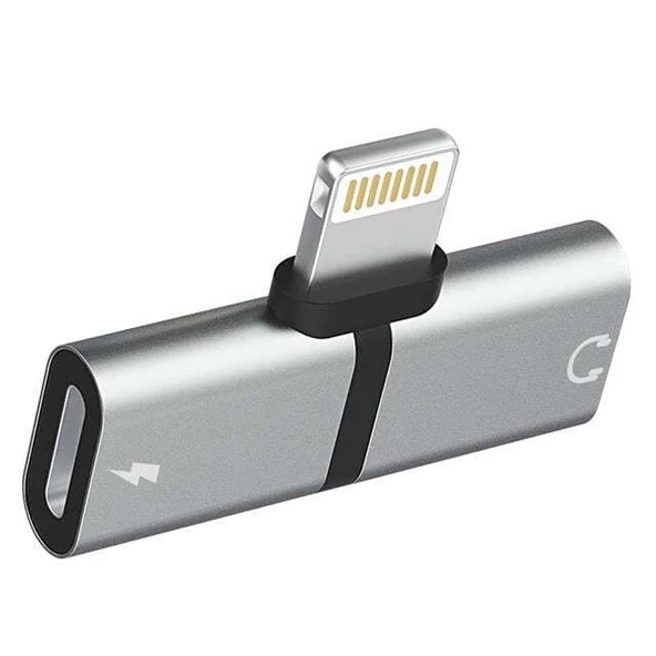 Powermaster PM-18316 iPhone Lightning Şarj Kulaklık Çevirici Adaptör Jack ürün görseli 1