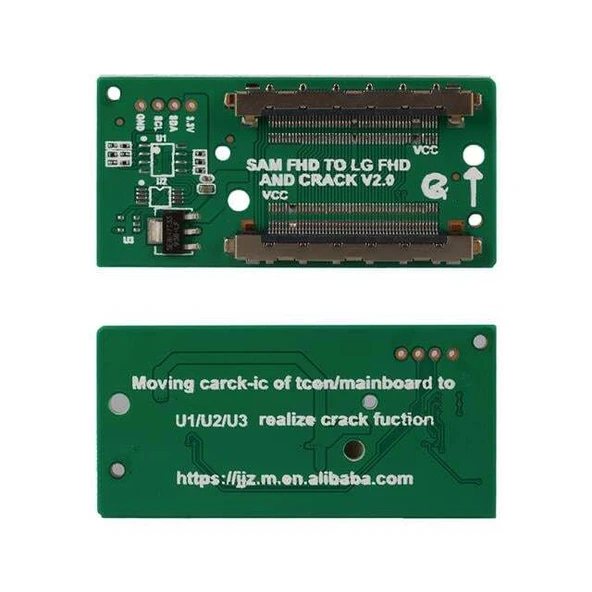 LCD Panel Flexi Repair Kart HD LVDS To FPC Sam FHD To LG FHD Crack v2.0 QK0812D ürün görseli 1