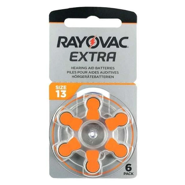 Rayovac 13 Numara Kulaklık Pili 6'lı Paket ürün görseli 1