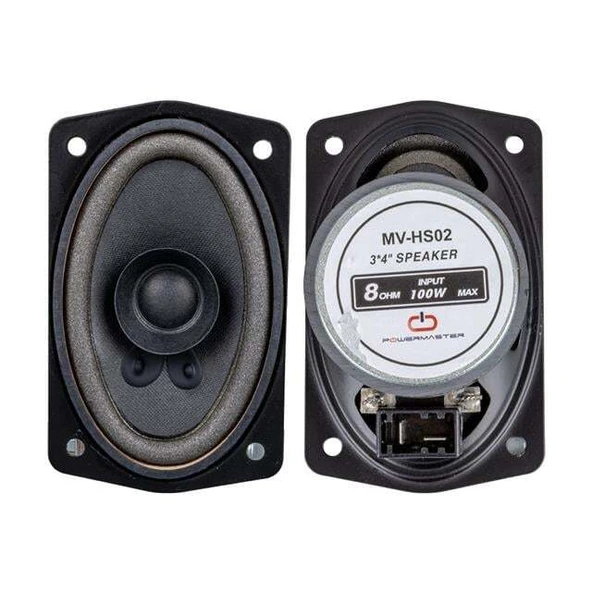 Magicvoice MV-HS02 3X4'' 7.5X10 Cm 8 Ohm Max 100 Watt Oval Oto Hoparlör ürün görseli 1