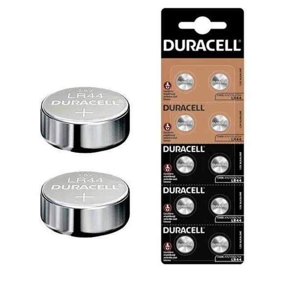 Duracell A76 LR44 1.5V Düğme Pil 10'lu ürün görseli 1