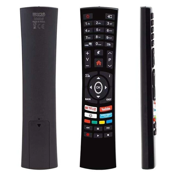 Weko Vestel Hi-Level Netflix-YouTube-Prime Video Tuşlu LCD LED TV Kumanda ürün görseli 1