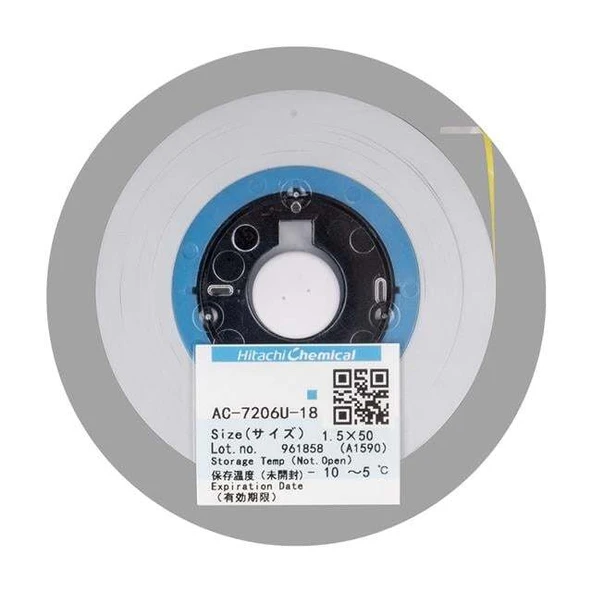 Hitachi AC-7206U-18 1.5x5 Mm ACF Bant Anisotropic İletken Film (Pcb İçin Dokunmatik Bant) ürün görseli 1