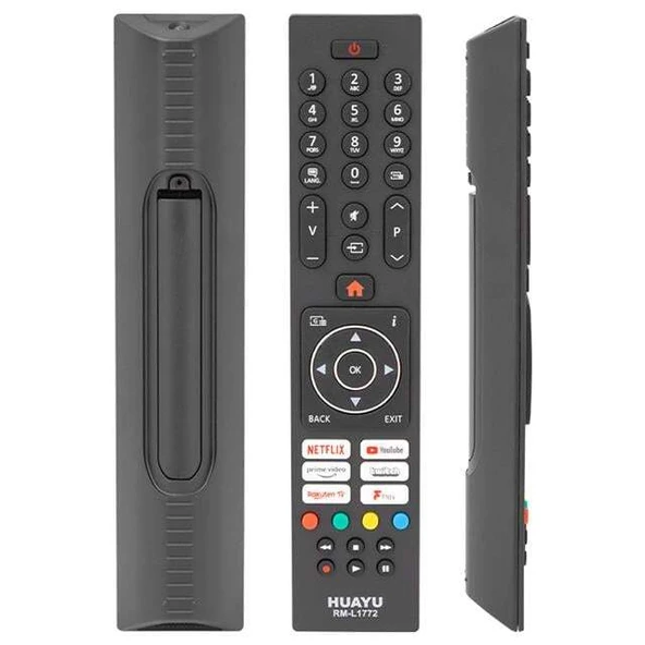Huayu RM-L1772 Netflix-YouTube-Twitch-Prime Video Tuşlu Vestel Universal Lcd Led Tv Kumandası ürün görseli 1