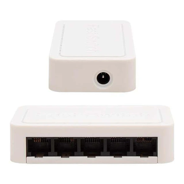 PowerMaster PM-17647 5 Port 10/100 Mbps Ethernet Switch - Resim 2