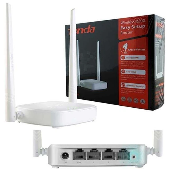 Tenda N301 4 Port 300 Mbps Router Ap Repeater ürün görseli 1