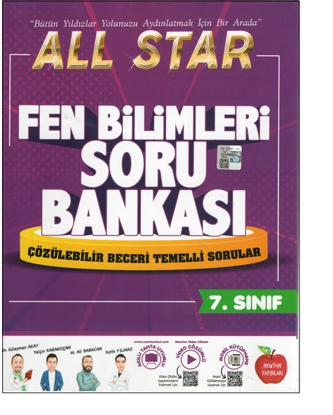 Newton 7. Sınıf All Star Fen Bilimleri Soru Bankası ürün görseli 1