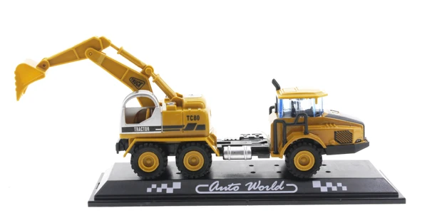 Die Cast Mini İnşaat Aracı Kepçe - Resim 3