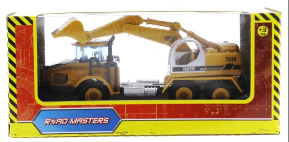Die Cast Mini İnşaat Aracı Kepçe - Resim 2
