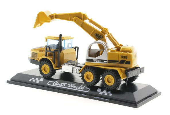 Die Cast Mini İnşaat Aracı Kepçe - Resim 4