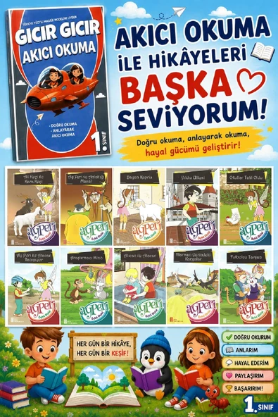 1.Sınıflar İçin Ay Peri Öykü Dizisi + Hızlı Okuma ürün görseli 1