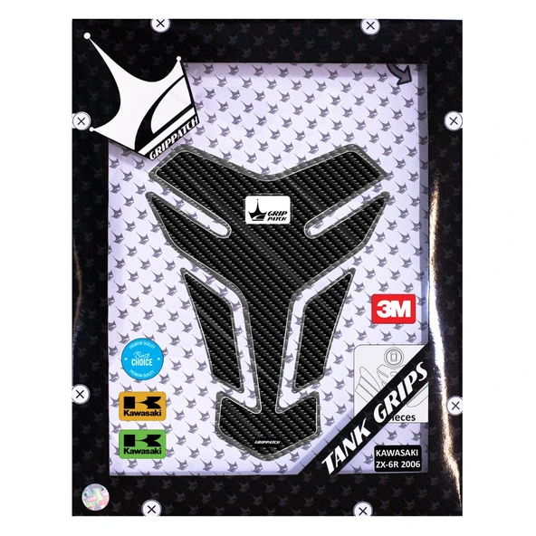 PTTAVM: Grippatch Kawasaki ZX-6R 2006 ile Uyumlu Kaydırmaz 6D