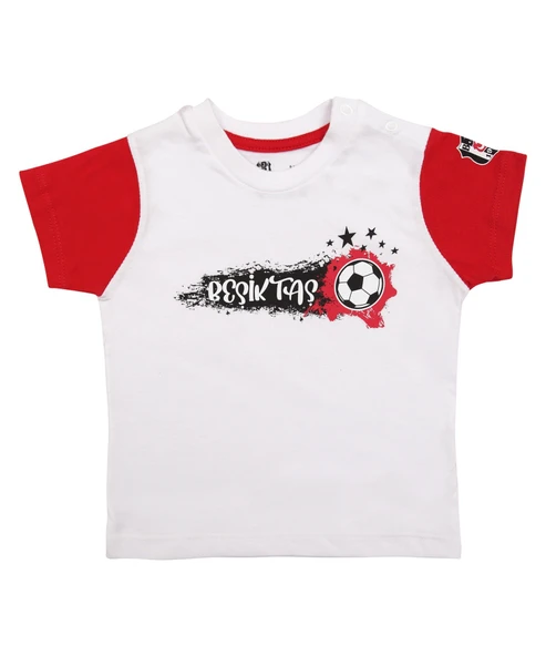 Beşiktaş Orijinal Beyaz Bebek T-Shirt ürün görseli 1