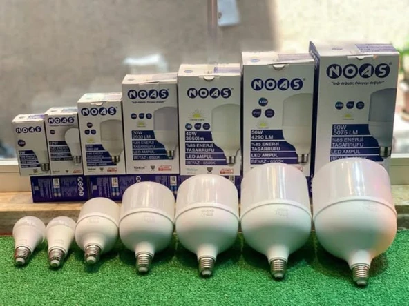 NOAS 60W TORCH AMPUL 65OOK BEYAZ ürün görseli 1
