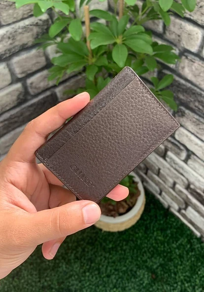 Guard Kahverengi Hakiki Deri Kartlık Erkek / Kadın P1169 ürün görseli 1