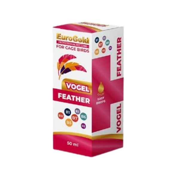 EuroGold Vogel Feather Kuşlar İçin Tüy Bakım Destekleyici Damla 50 Ml ürün görseli 1
