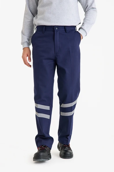 Reflektörlü Gabardin İş Pantolonu - Resim 4