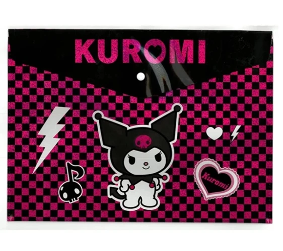 Kuromi Çıtçıtlı Dosya A4 - 2 adet ürün görseli 1