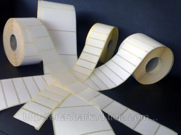 TEKSTİL ETİKETİ 30X60 1000 SARIMLI ürün görseli 1