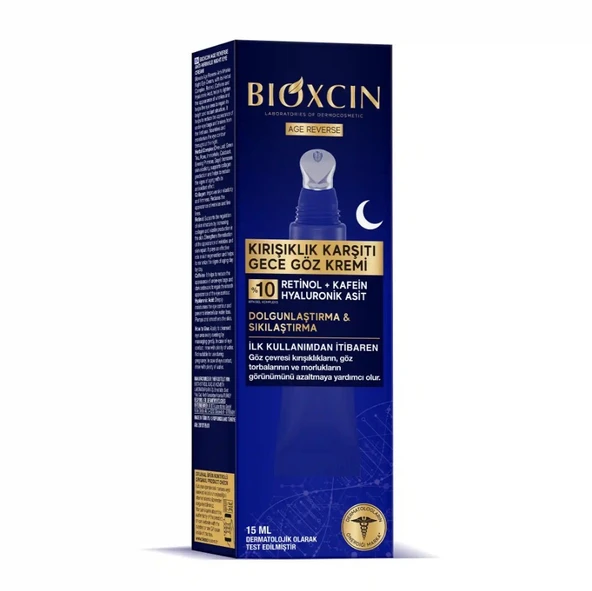 Bioxcin Kırışıklık Karşıtı Gece Göz Kremi 15 ml ürün görseli 1