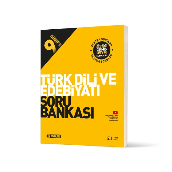 Hız 9. Sınıf Türk Dili Ve Edebiyatı Soru Bankası ürün görseli 1