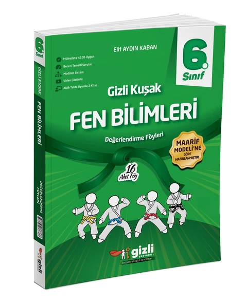 Gizli Yayınları 2026 6. Sınıf Fen Bilimleri Değerlendirme Föyleri Gizli Kuşak Serisi Güncel Müfredat ürün görseli 1