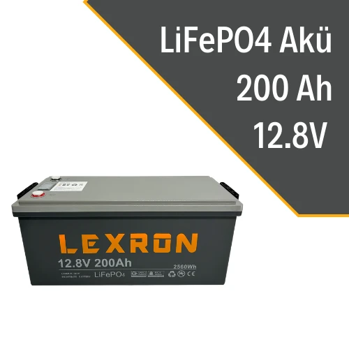 LEXRON 200AH 12.8V LİTYUM AKÜ ürün görseli 1