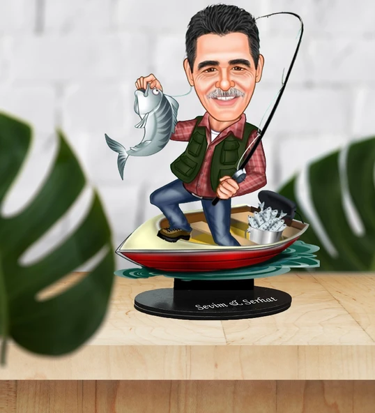 Kişiye Özel Karikatür Biblo Hediyelik ürün görseli 1