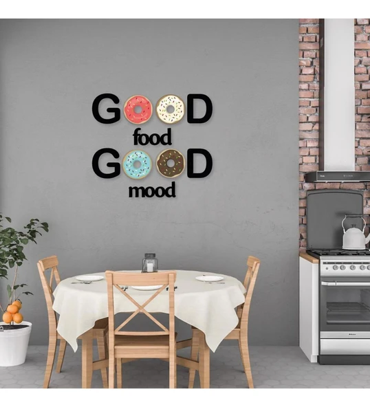 Good Food Mood Dekoratif Tablo Duvar Süsü ürün görseli 1
