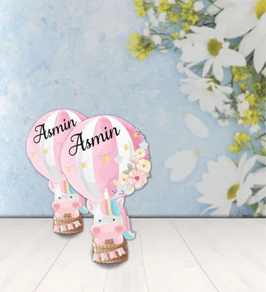 Kişiye Özel Hoşgeldin Bebek Ahşap Magnet Doğum Günü ürün görseli 1