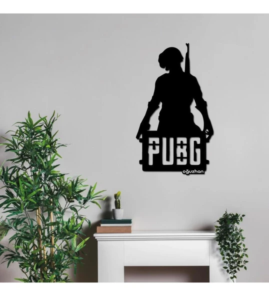 Duvar Süsü Ahşap Tablo PUBG 30x20 ürün görseli 1