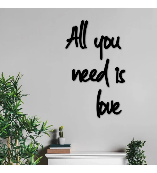 All You Need Is Love Duvar Tablosu 60x40 ürün görseli 1