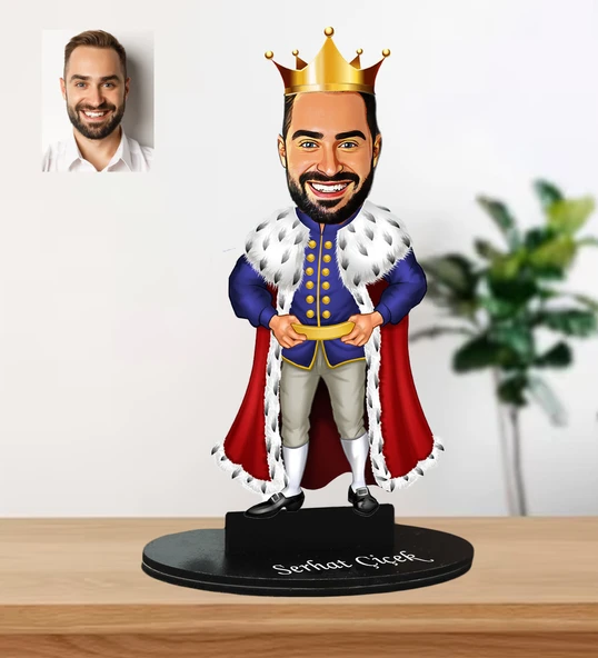 Kişiye Özel Prens Karikatür Biblo ürün görseli 1