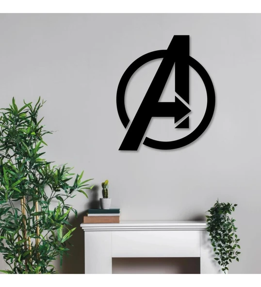 Duvar Süsü Ahşap Tablo Avengers 35x35 ürün görseli 1