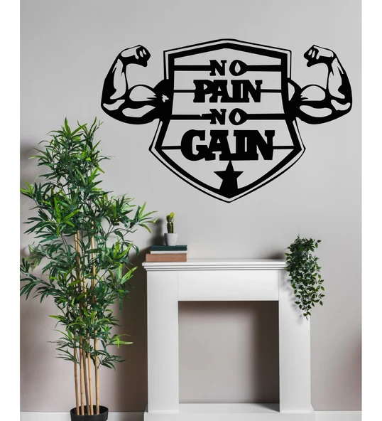 Meşgalem Tasarım No Pain No Gain Tablo ürün görseli 1