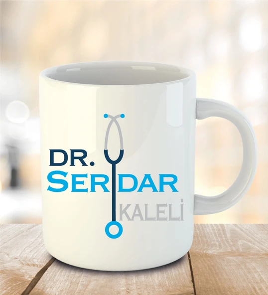 Doktora Özel İnci Beyazı Kupa Bardak - 6 ürün görseli 1