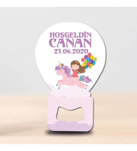 Kişiye Özel 30 Adet Bebek Balon Açacak Magnet - 2 ürün görseli 1