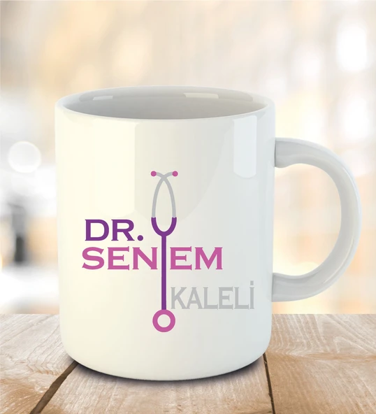 Doktora Özel İnci Beyazı Kupa Bardak - 7 ürün görseli 1