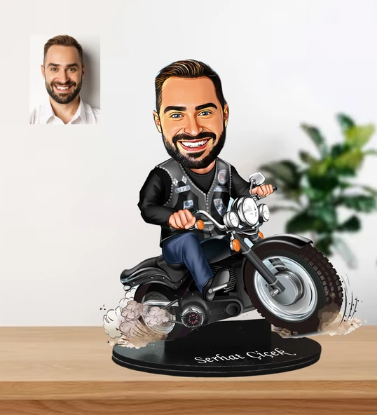 Motorlu Karikatür Biblo ürün görseli 1